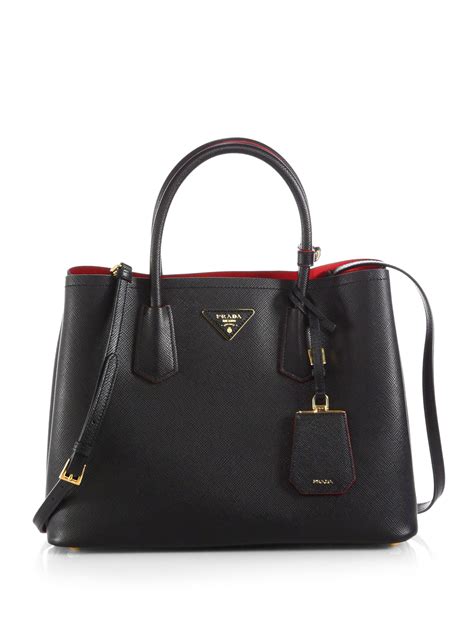 prada bags red colour|prada black saffiano bag.